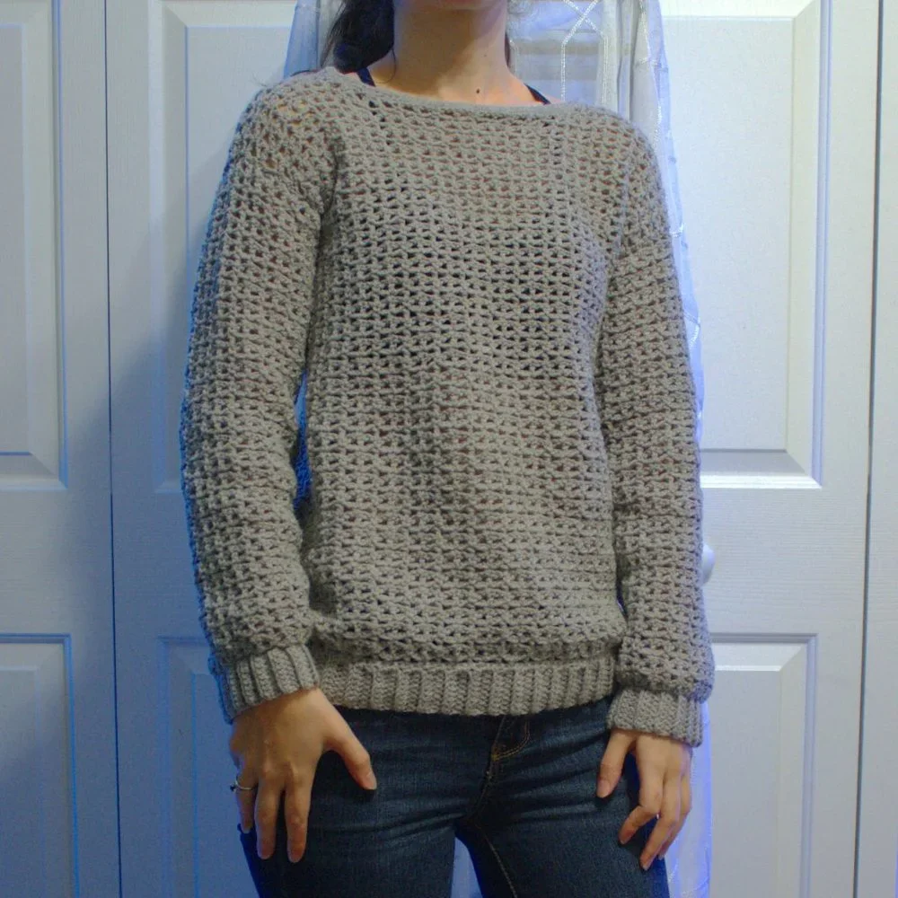 🧶Bizzybe Em's Lightweight Mesh Sweater - Picture 4 of 15